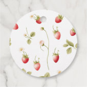 ベリースイートレッドストロベリーサンキューメッセージカード フェイバータグ (裏面)