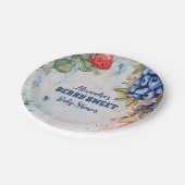 ベリースイートワイルドベリー&フラワーベビーシャワー ペーパープレート (アングル)