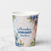 ベリースイートワイルドベリー&フラワーベビーシャワー 紙コップ (正面)