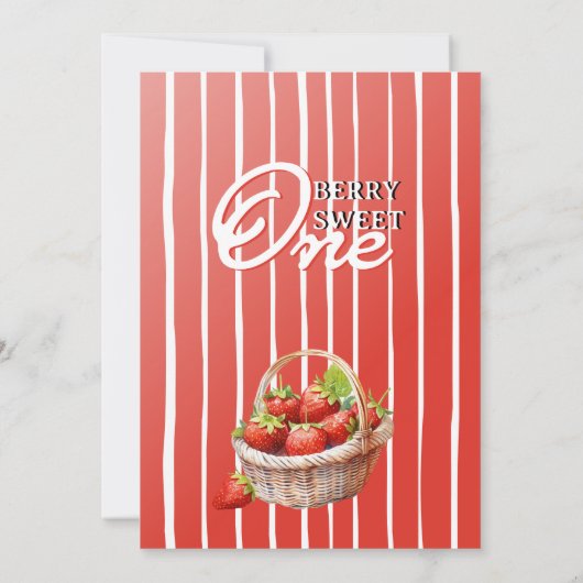 ベリースイートワン1st誕生日招待状 招待状 (裏面)