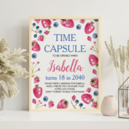 ベリースイート誕生日タイムカプセルサイン ポスター