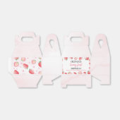 ベリースイート誕生日ビーフボックスストロベリーテーマ フェイバーボックス (折り畳みなし)