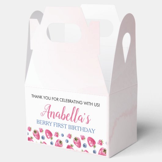 ベリースイート誕生日ビーフボックスストロベリーテーマ フェイバーボックス (オープン)