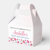 ベリースイート誕生日ビーフボックスストロベリーテーマ フェイバーボックス (正面サイド)