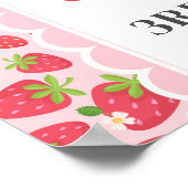 ベリースイート誕生日18x24ストロベリーウェルカム ポスター (角)