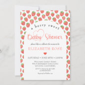 ベリースイート農家マーケットベビーシャワー 招待状 (正面)