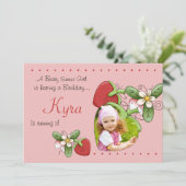 ベリースイート-フォトバースデーパーティーの招待 招待状 (スタンド正面)