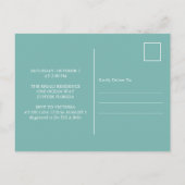 ベリースイートsipとベビーシャワー招待状を見る シーズンポストカード (裏面)