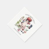 ベリースウィートガールズバースデーパーティー スタンダードカクテルナプキン (角)