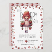 ベリースウィートガールズバースデーパーティー 招待状 (正面/裏面)