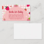 ベリースウィートギンガムストロベリーブックベビー エンクロージャーカード (正面/裏面)