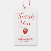 ベリースウィートストロベリーブライダルシャワーフリット ギフトタグ (正面)
