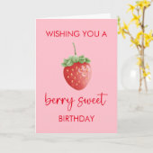 ベリースウィートハッピーバースデーカード カード (黄色い花)