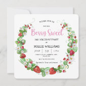 ベリースウィートバースデーパーティー 招待状 (正面)