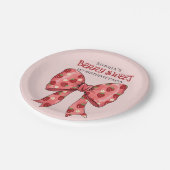 ベリースウィートパーティの招待状 ペーパープレート (アングル)