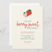 ベリースウィートパーティー招待状 招待状 (正面/裏面)