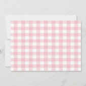 ベリースウィートファースト誕生日招待状ストロベリー 招待状 (裏面)