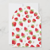 ベリースウィートファースト誕生日招待状 招待状 (裏面)