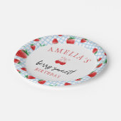 ベリースウィートファースト誕生日 ペーパープレート (アングル)