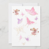 ベリースウィートフェアリーマジックストロベリーガーデン誕生日 招待状 (裏面)