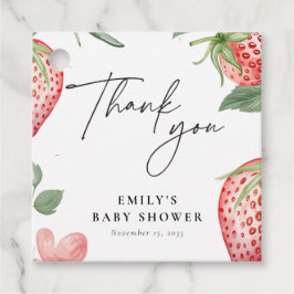 ベリースウィートフローラベビーシャワー フェイバータグ