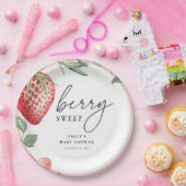 ベリースウィートフローラベビーシャワー ペーパープレート (パーティー)