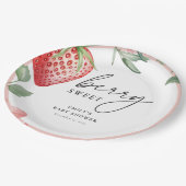 ベリースウィートフローラベビーシャワー ペーパープレート (アングル)