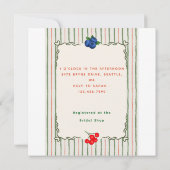 ベリースウィートブライダルシャワーワイルドベリー セーブザデート (裏面)