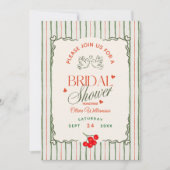 ベリースウィートブライダルシャワーワイルドベリー 招待状 (正面)
