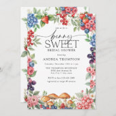 ベリースウィートブライダルシャワー 招待状 (正面/裏面)