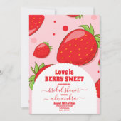 ベリースウィートブライダルシャワー 招待状 (正面)