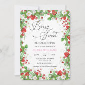 ベリースウィートブライダルシャワー 招待状 (正面)