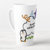 「ベリースウィートベアーキーチェーン – かわいい小&トータル カフェラテマグ (左アングル)