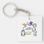 「ベリースウィートベアーキーチェーン – かわいい小&トータル キーホルダー (正面)