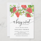 ベリースウィートベビーが赤ちゃんシャワーの途中にある 招待状 (正面)