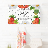 ベリースウィートベビーが途中ベビーシャワーのサイン 横断幕 (インサイチュ)