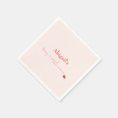 ベリースウィートベビーオンザウェイベビーシャワー スタンダードカクテルナプキン (角)