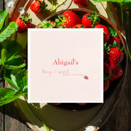 ベリースウィートベビーオンザウェイベビーシャワー スタンダードカクテルナプキン