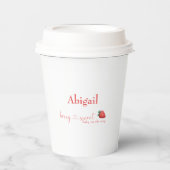 ベリースウィートベビーオンザウェイベビーシャワー 紙コップ (正面)