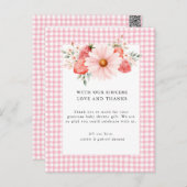 ベリースウィートベビーシャワーありがとう ポストカード (正面/裏面)