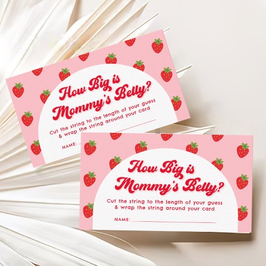 ベリースウィートベビーシャワーどのように大きいママ腹 エンクロージャーカード