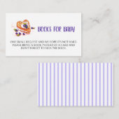 ベリースウィートベビーシャワー秋ブックスベビー エンクロージャーカード (正面/裏面)