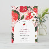 ベリースウィートワンファースト誕生日 招待状 (スタンド正面)