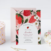 ベリースウィートワンファースト誕生日 招待状