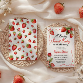 ベリースウィート招待状 | ベビーシャワー招待状 招待状