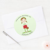 ベリースウィート誕生日この本は次のものだ ラウンドシール (封筒)