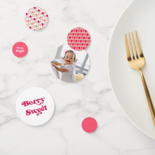 ベリースウィート誕生日ストロベリーピンク コンフェッティ