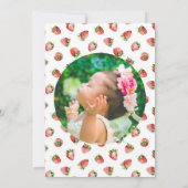 ベリースウィート誕生日パーティーの写真 招待状 (裏面)