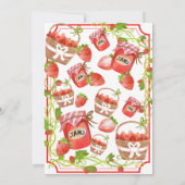 ベリースウィート誕生日招待状カード (裏面)