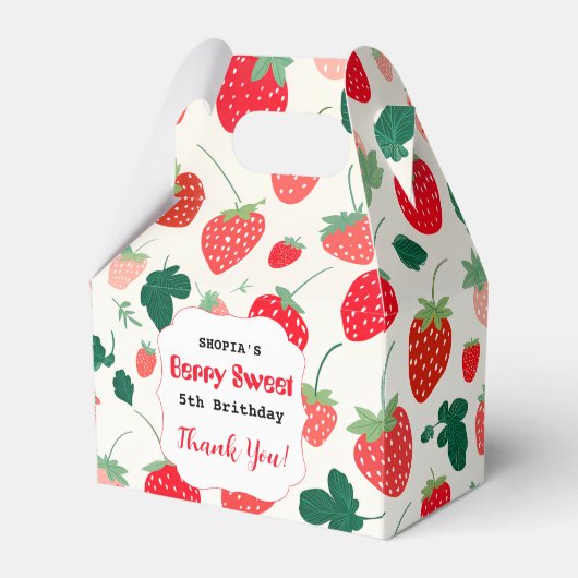 ベリースウィート誕生日招待状 フェイバーボックス (正面サイド)